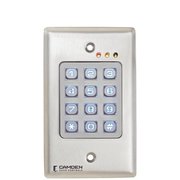 Camden Camden: Flush mount keypad Outdoor, vandal resistant, metal backlit keypad, 999 users, 12/24V AC/DC CMD-CM-120WV2